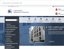 Tablet Screenshot of kssip.gov.pl